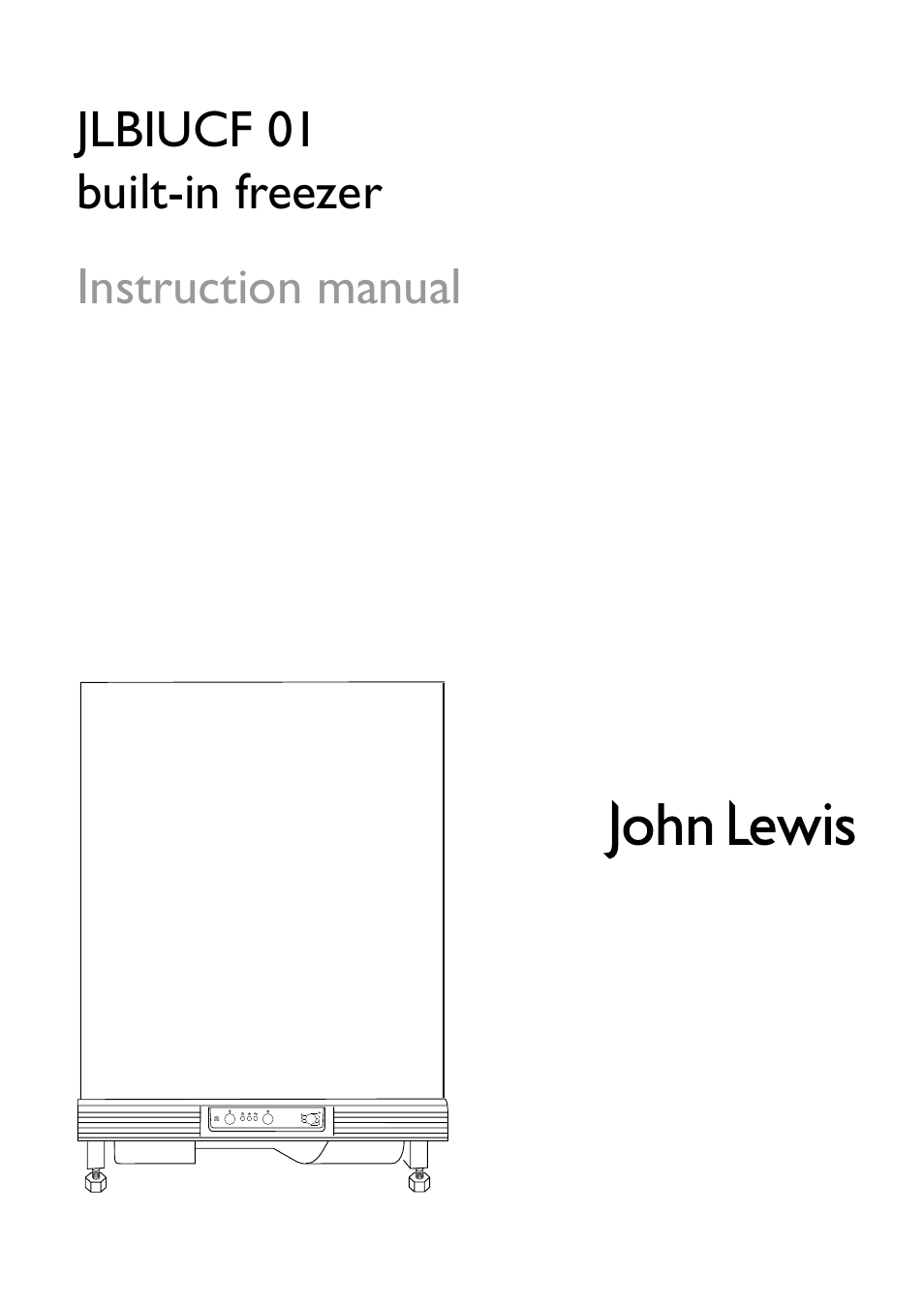 John Lewis JLBIUCF 01 User Manual | 20 pages