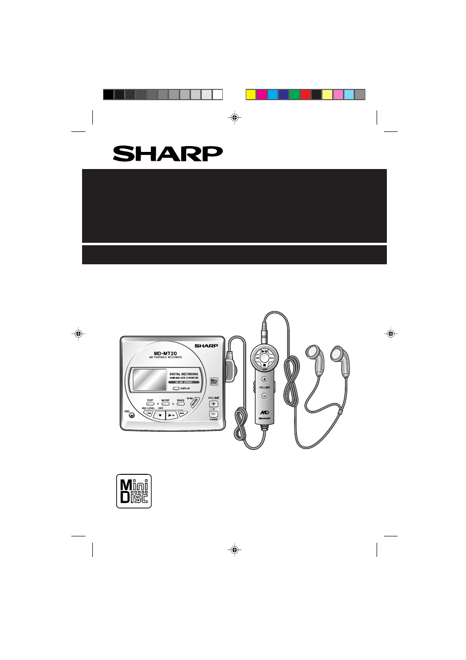 Sharp MD-MT20H User Manual | 44 pages