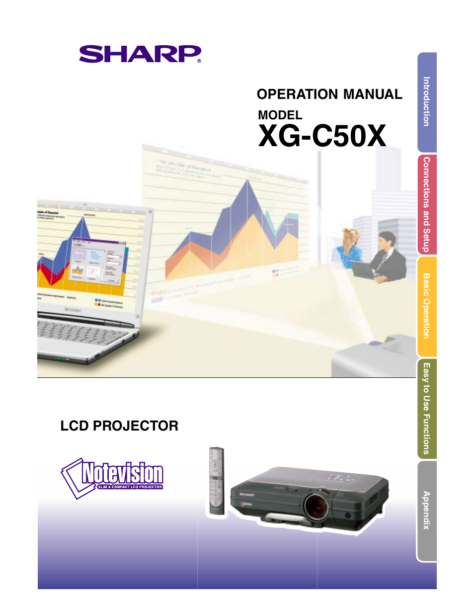 Sharp XG-C50X User Manual | 104 pages