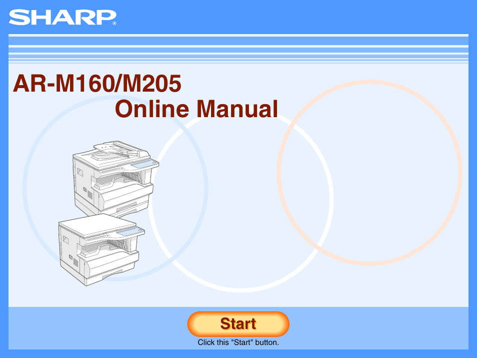 Sharp AR-M160 User Manual | 33 pages