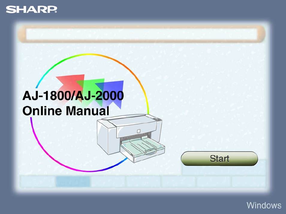 Sharp AJ-2000 User Manual | 62 pages