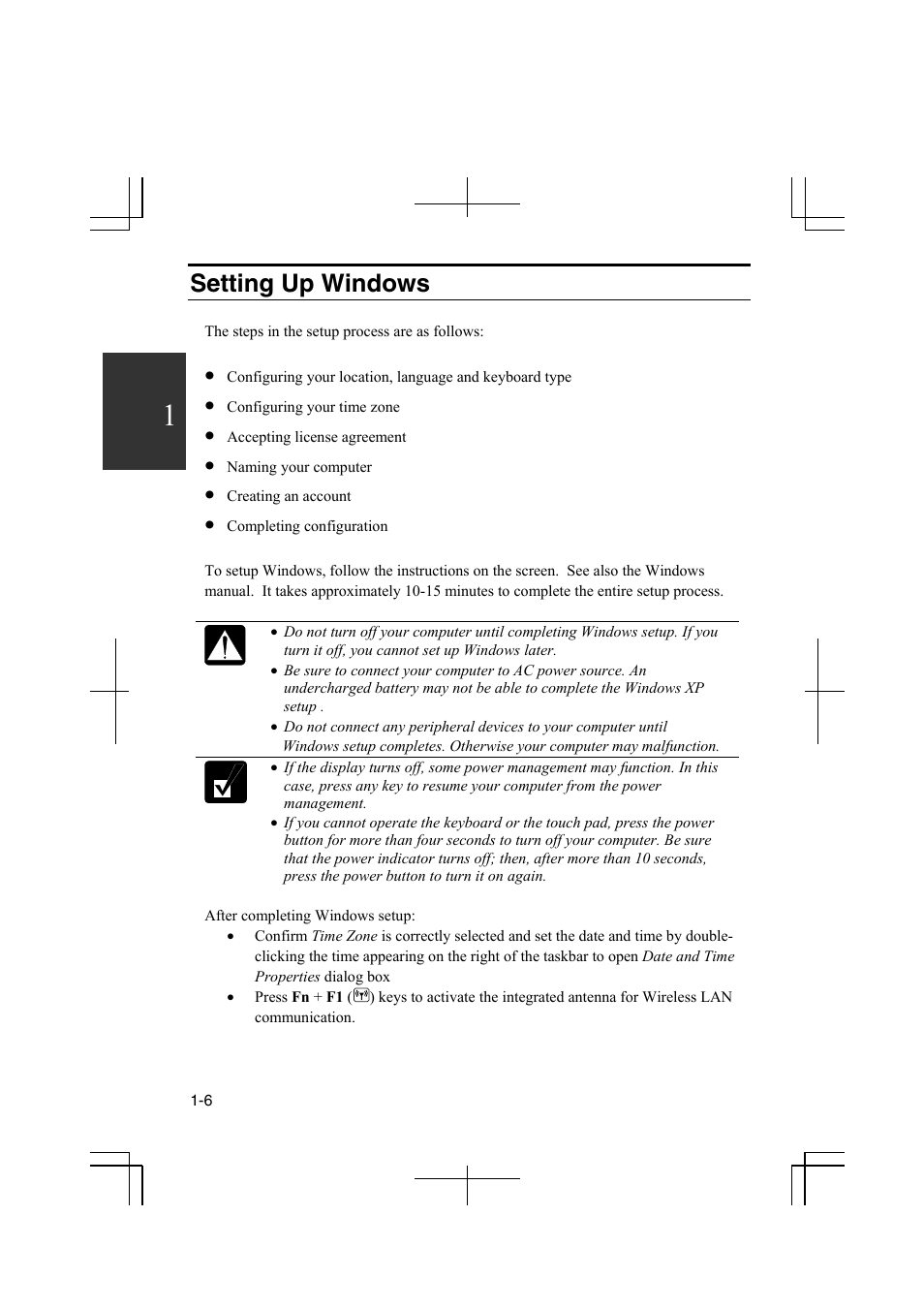 Setting up windows | Sharp PC-MM1 User Manual | Page 24 / 123