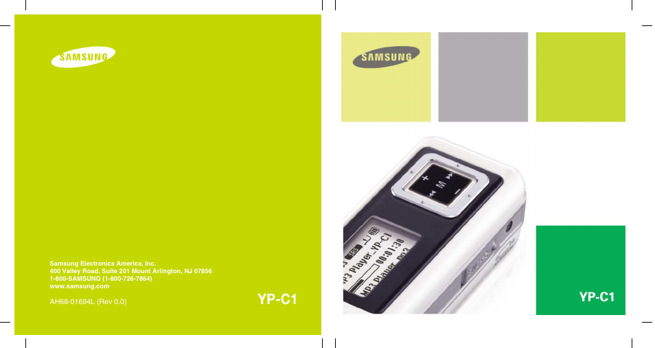 Samsung YP-C1X User Manual | 36 pages