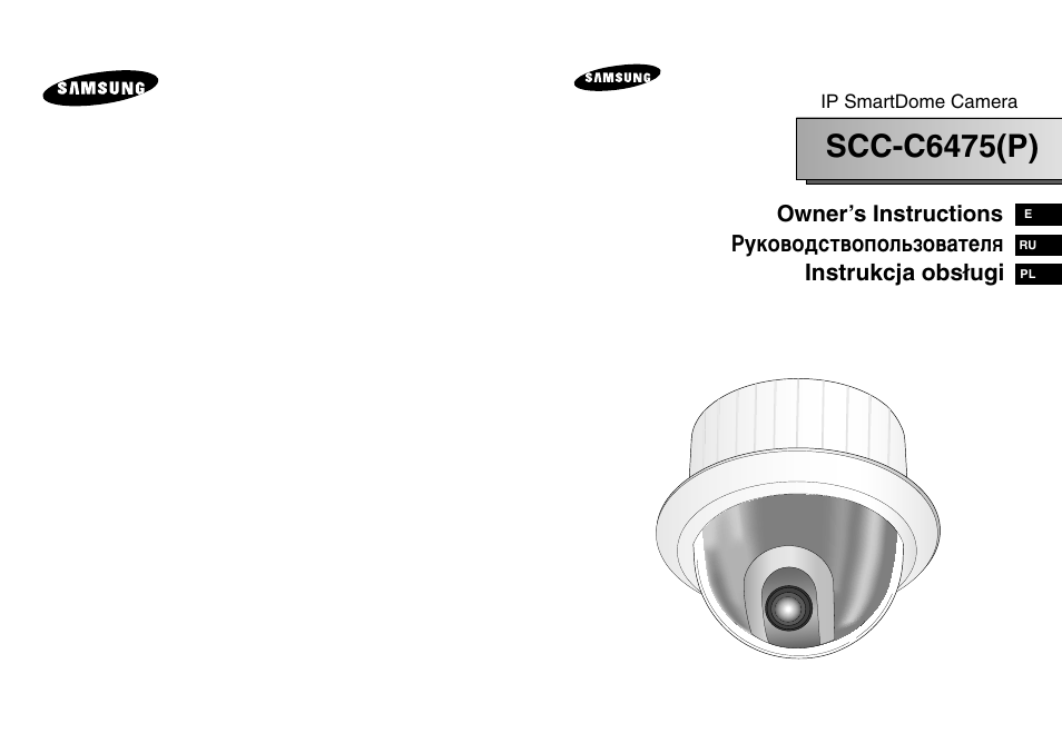 Samsung SCC-C6475P User Manual | 69 pages