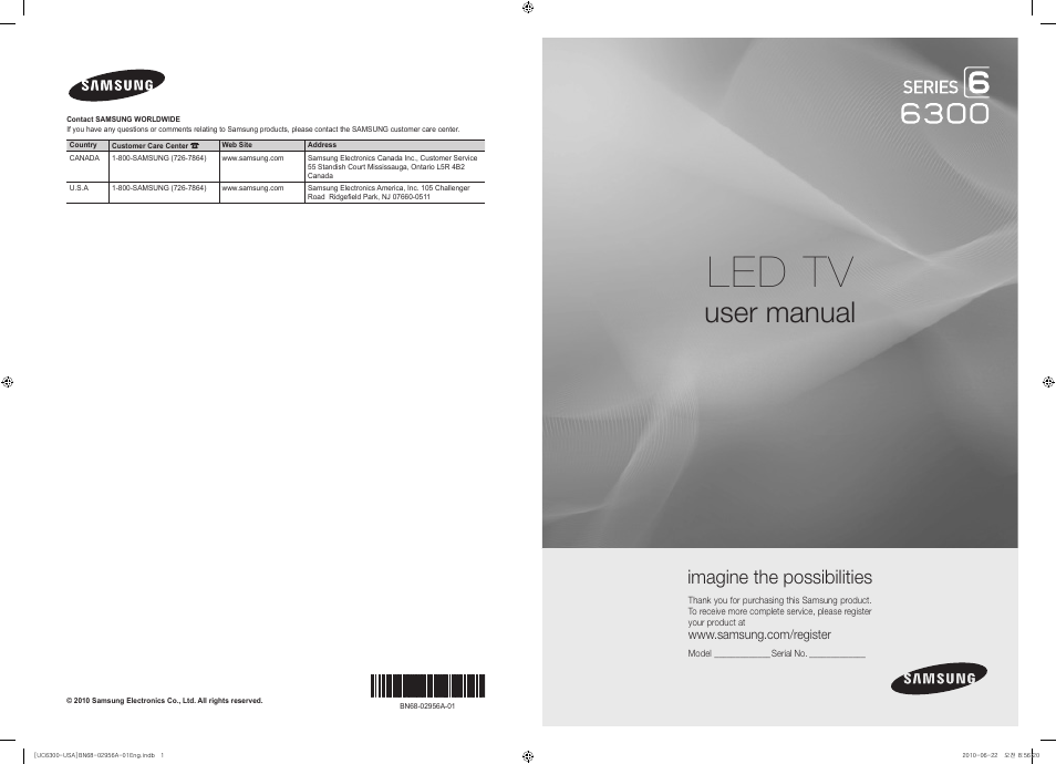 Samsung 6300 Series User Manual | 54 pages