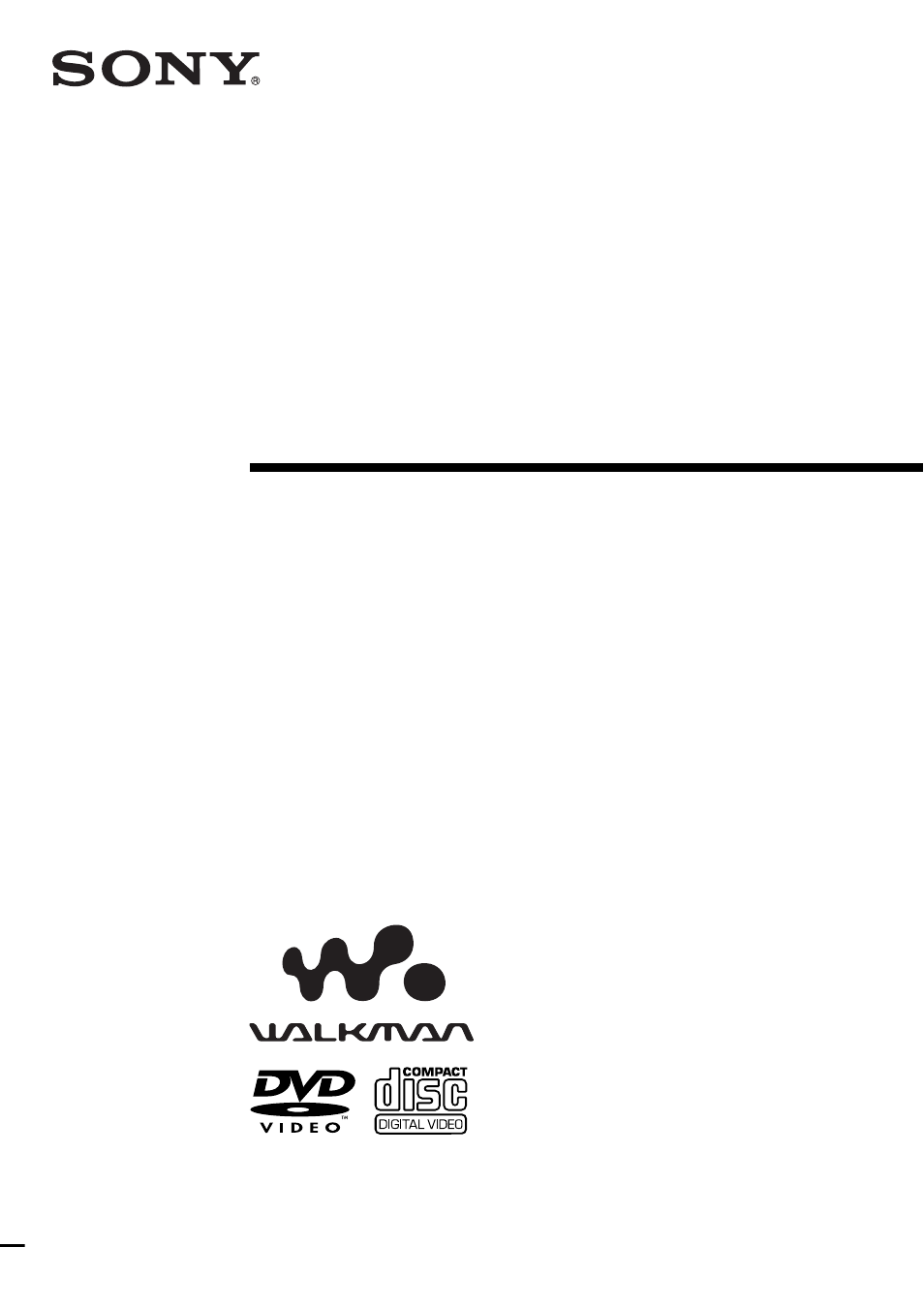 Sony D-VM1 User Manual | 80 pages