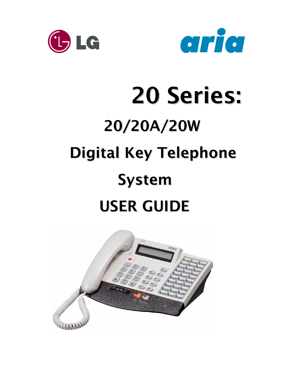 LG Aria 20A User Manual | 27 pages