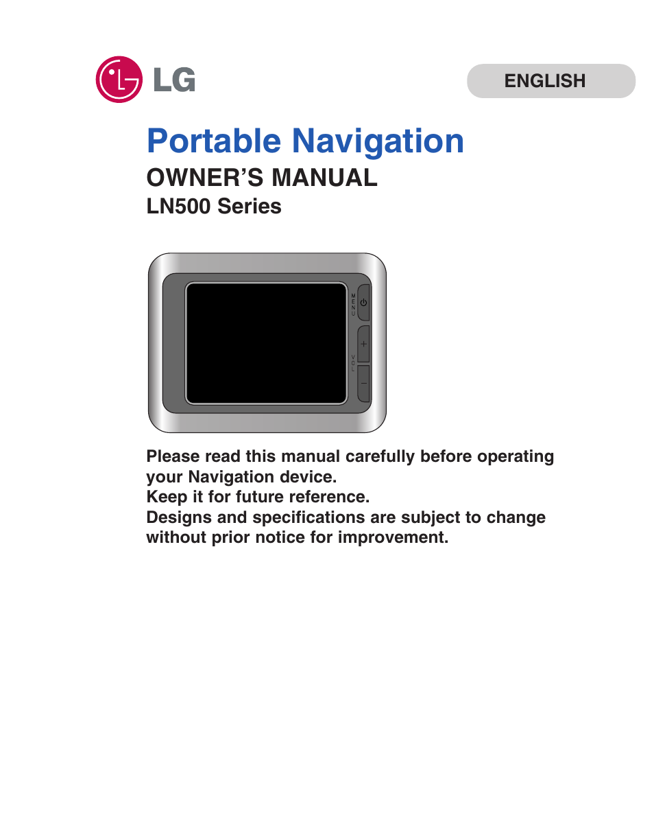 LG LN500 Series User Manual | 72 pages