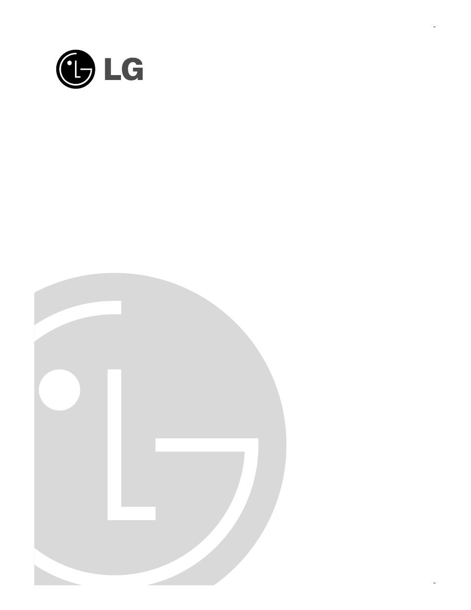 LG 202B User Manual | 20 pages