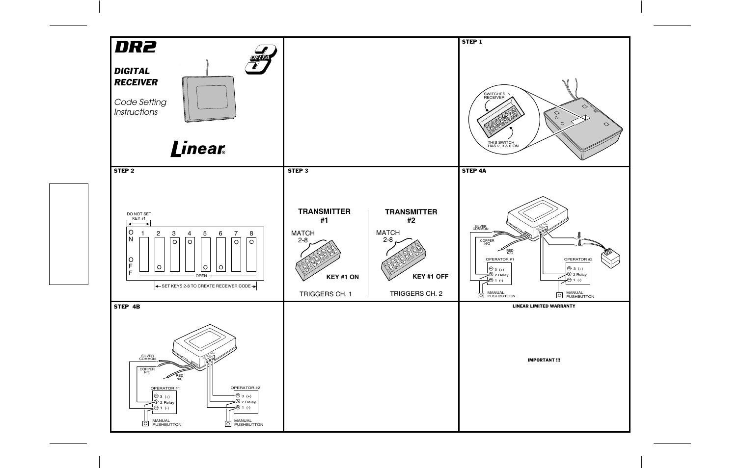 Linear DR2 User Manual | 1 page