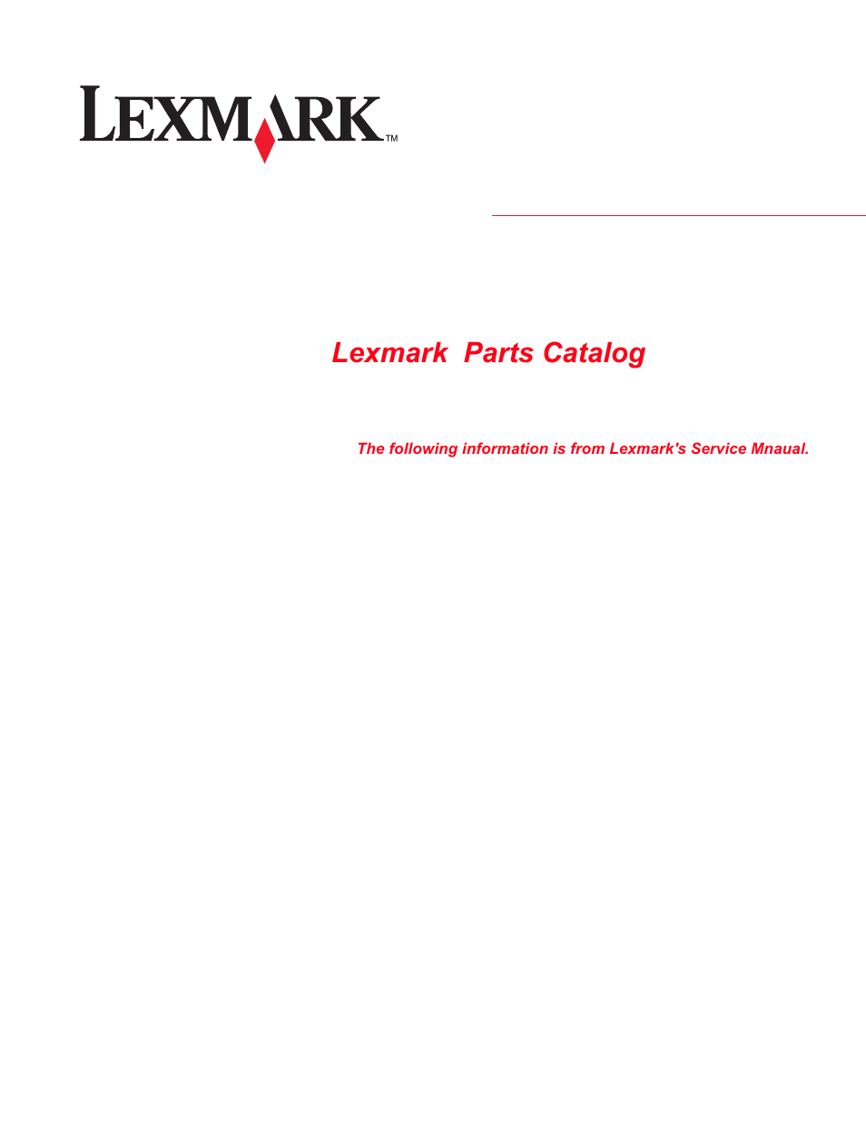 Lexmark 5056-xxx User Manual | 63 pages