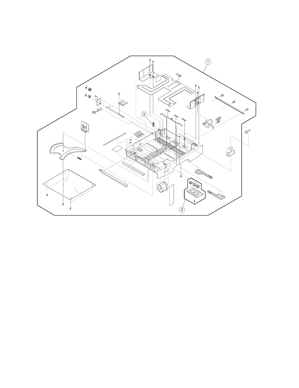 Assembly 14: cassette | Lexmark 5056-xxx User Manual | Page 25 / 63