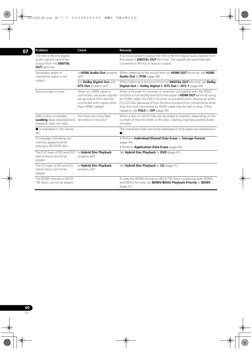 Pioneer BDP-320 User Manual | Page 60 / 66