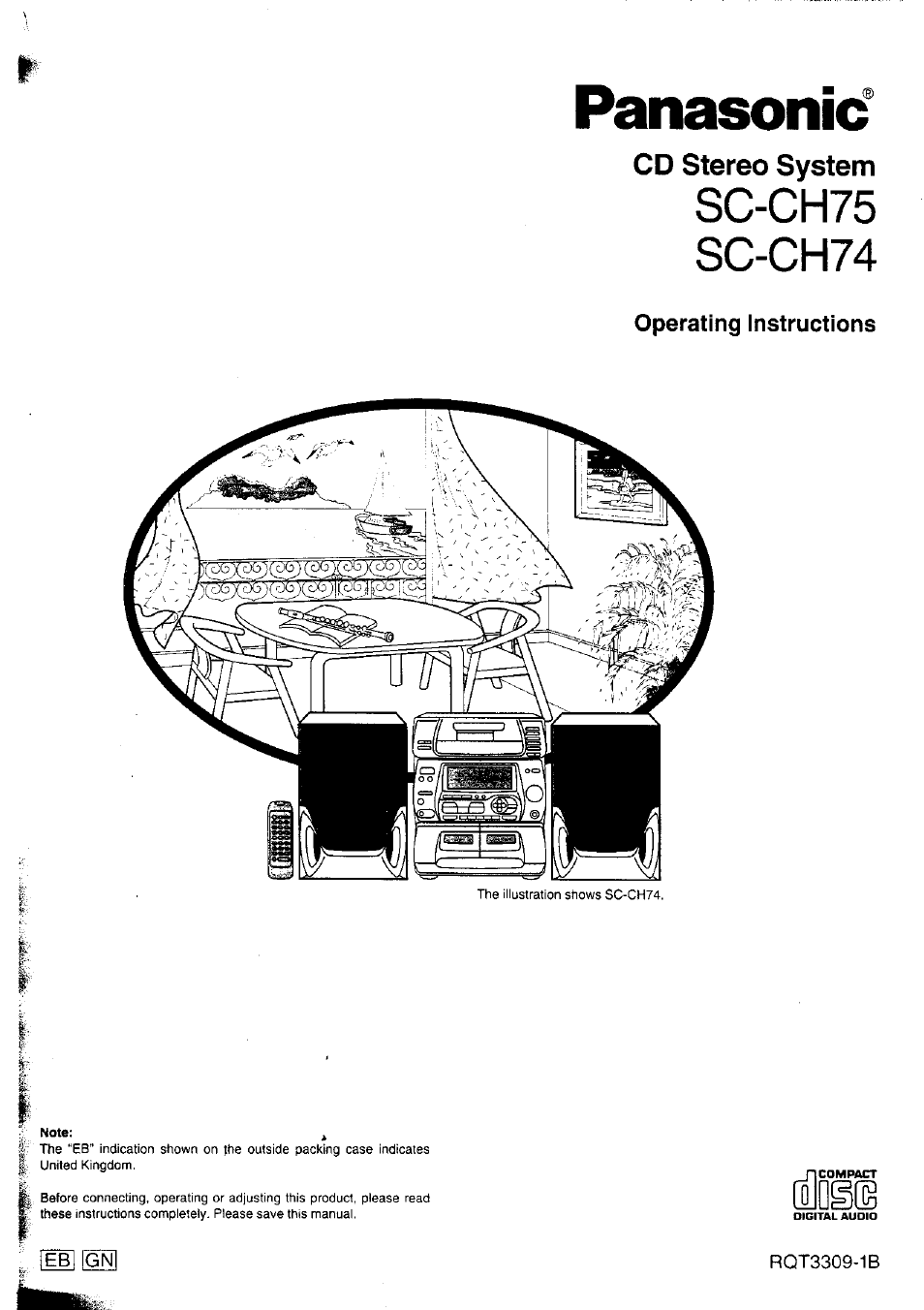 Panasonic SC-CH75 User Manual | 40 pages