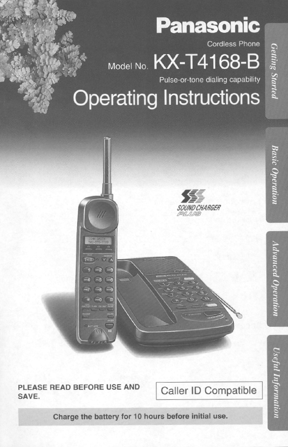 Panasonic SOUND CHANGER KX-T4168-B User Manual | 52 pages