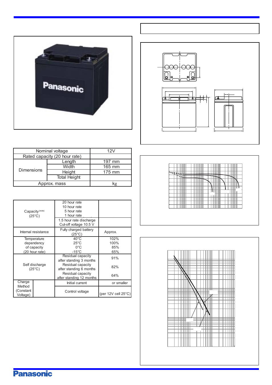 Panasonic LC-XC1238AP User Manual | 1 page
