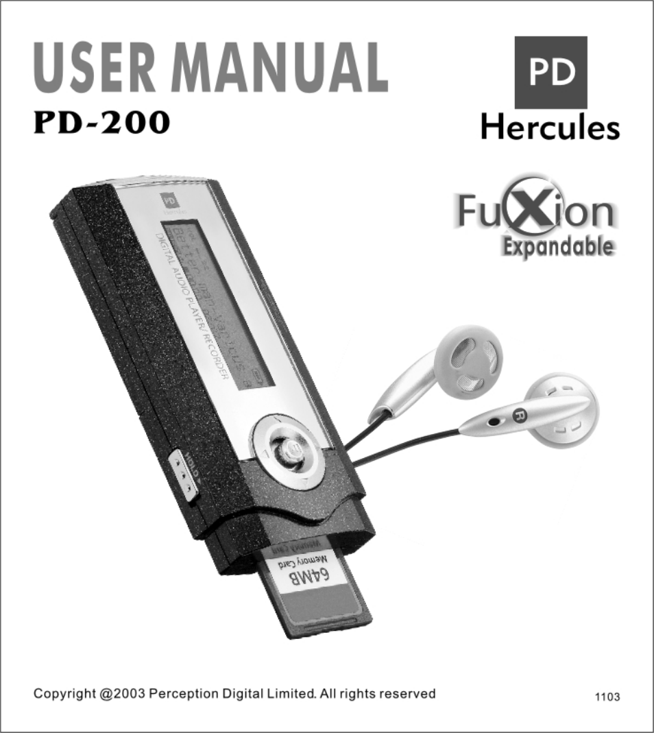Perception Digital PD-200 User Manual | 35 pages