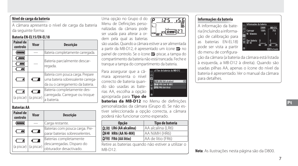 J i h d | Nikon Multi-Power Battery Pack MB-D12 User Manual | Page 111 / 244