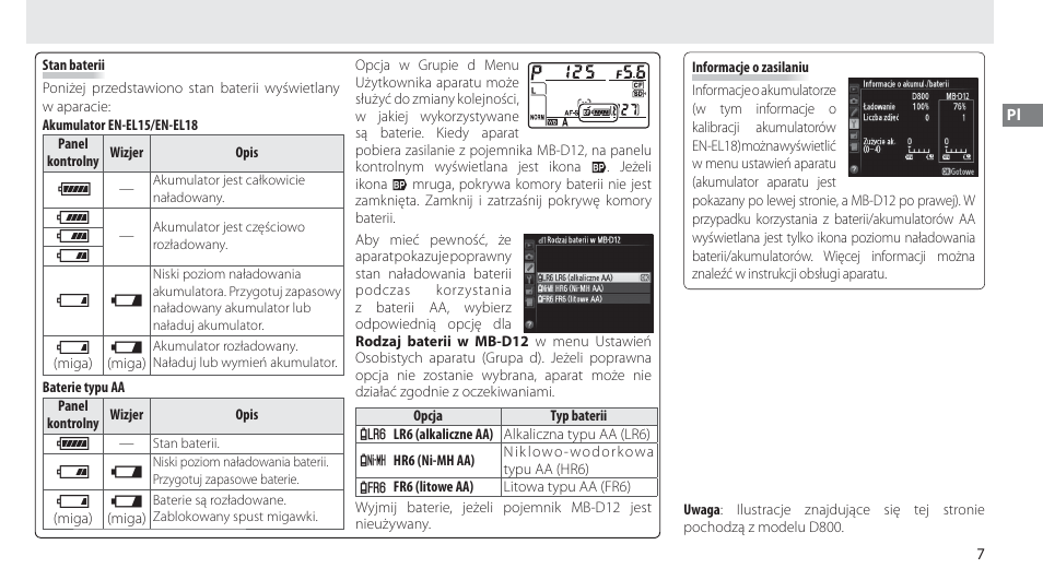 J i h d | Nikon Multi-Power Battery Pack MB-D12 User Manual | Page 141 / 244