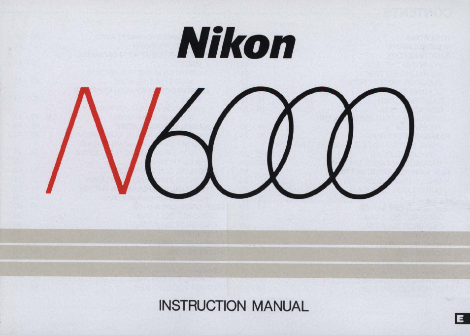 Nikon N6000 User Manual | 132 pages
