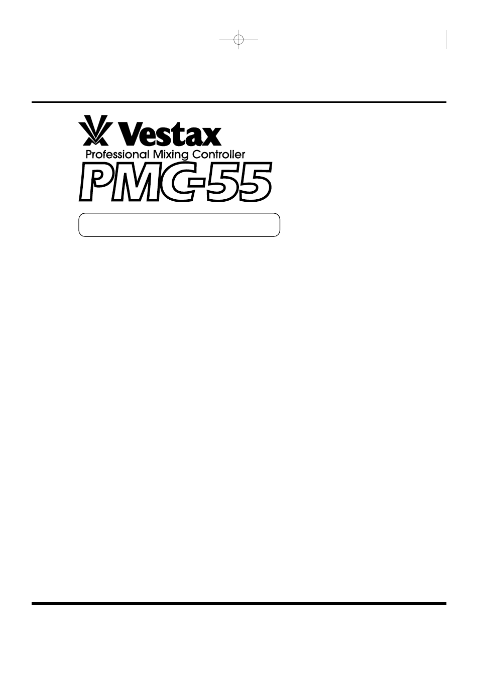 Vestax PMC-55 User Manual | 15 pages