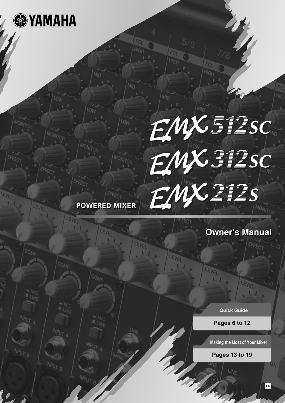 Yamaha EMX212S User Manual | 36 pages