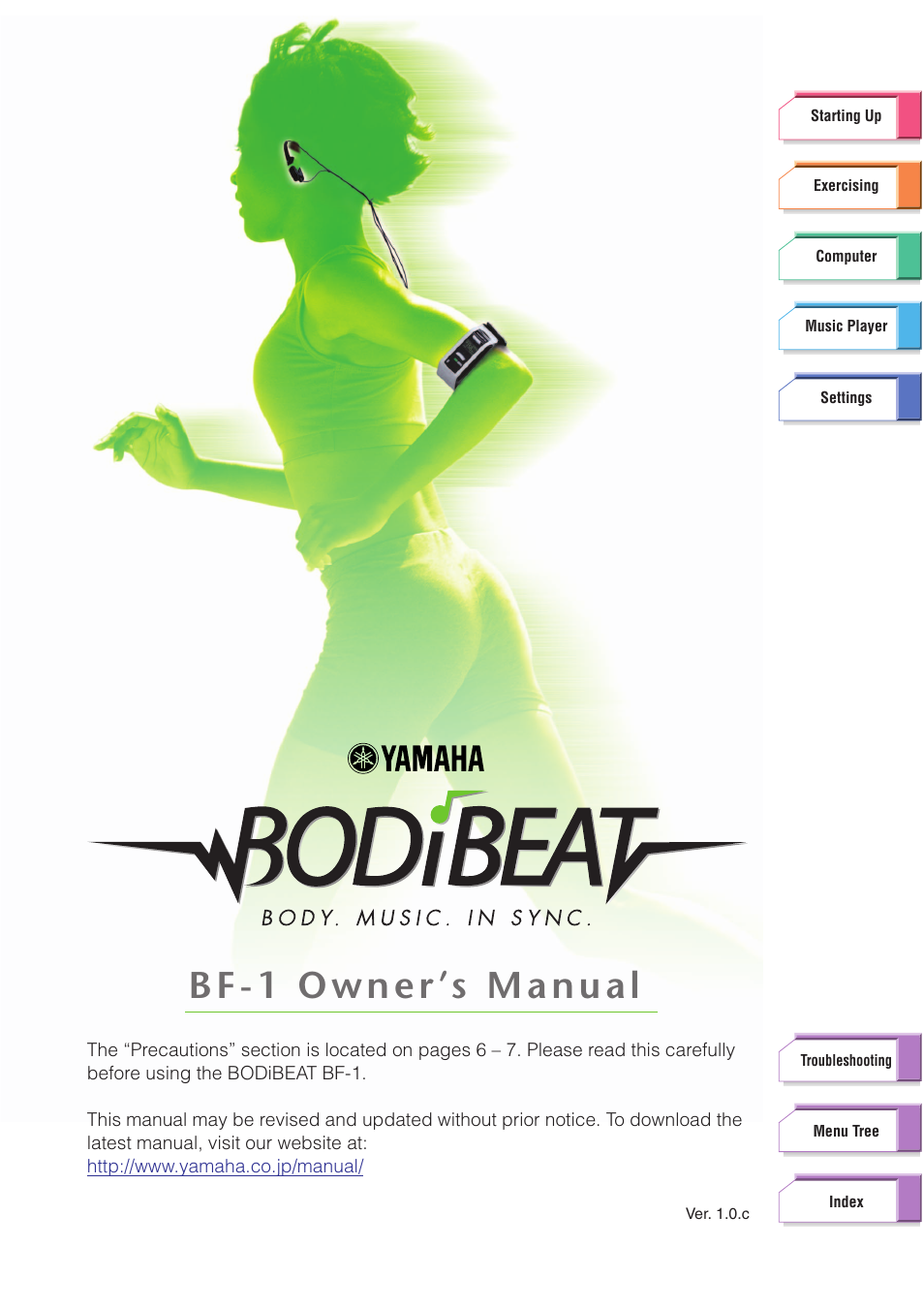 Yamaha BODiBEAT BF-1 User Manual | 88 pages