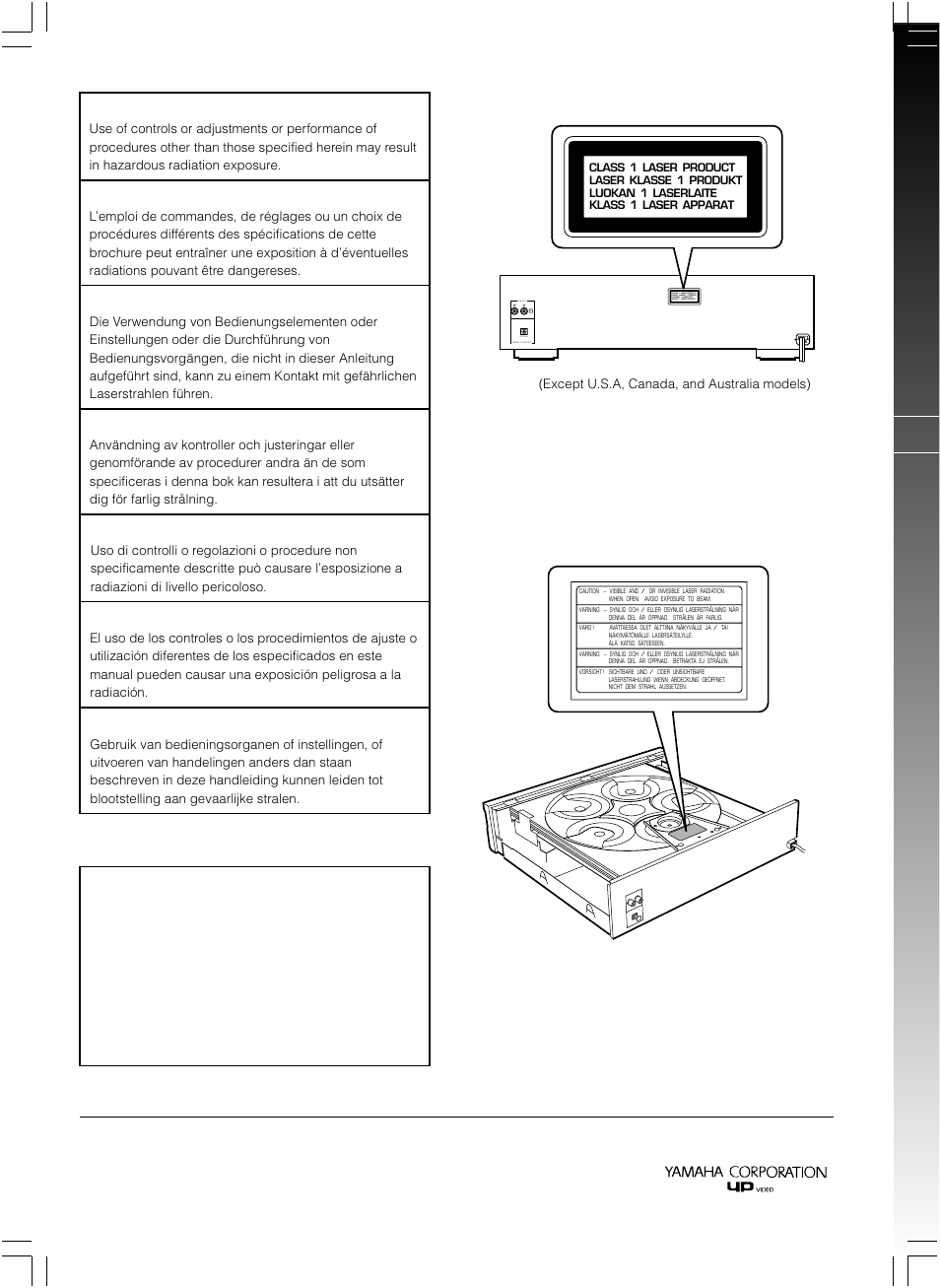 Yamaha CDC-585 User Manual | Page 28 / 28