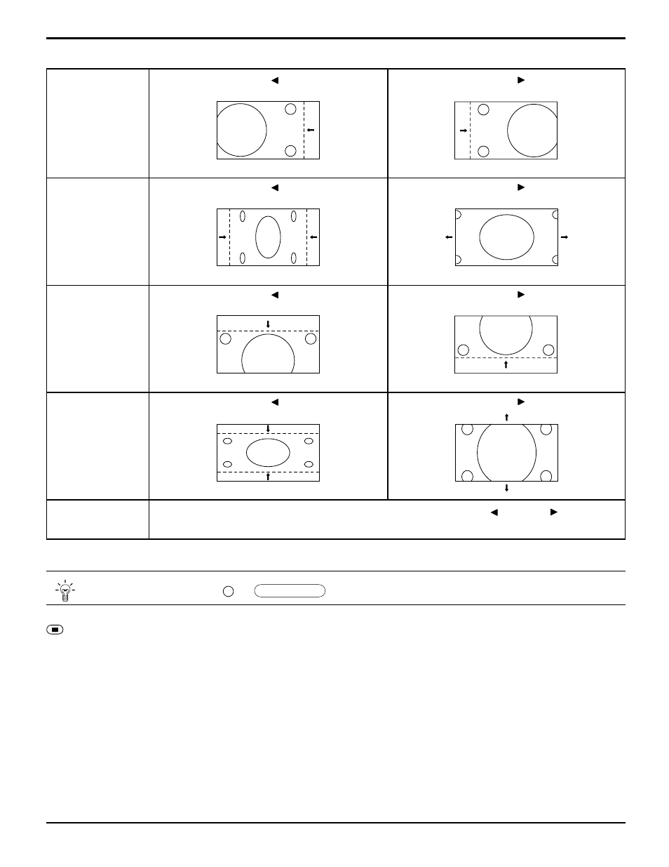 Helpful hint, Normalization), Adjusting picture pos./size | Yamaha PDM-1 User Manual | Page 25 / 40