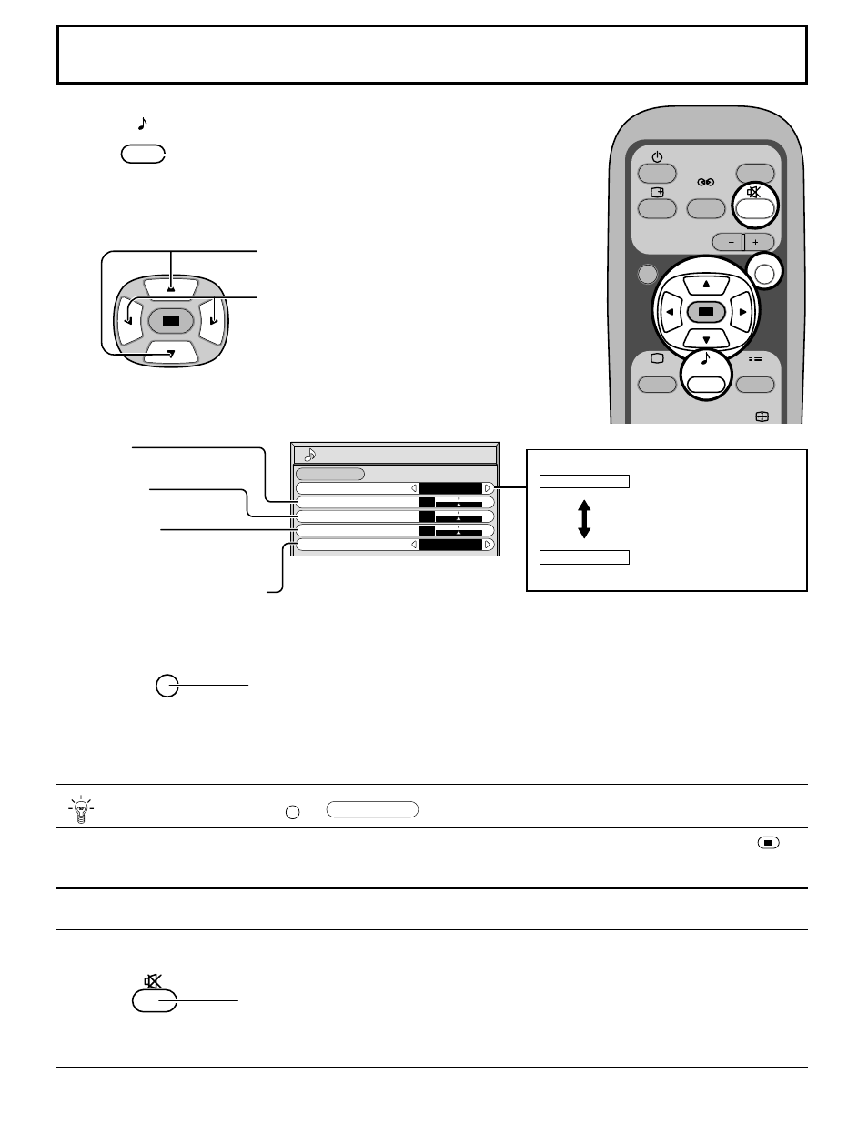 Sound adjustment, Mute helpful hint, Normalization) | Yamaha PDM-1 User Manual | Page 26 / 40