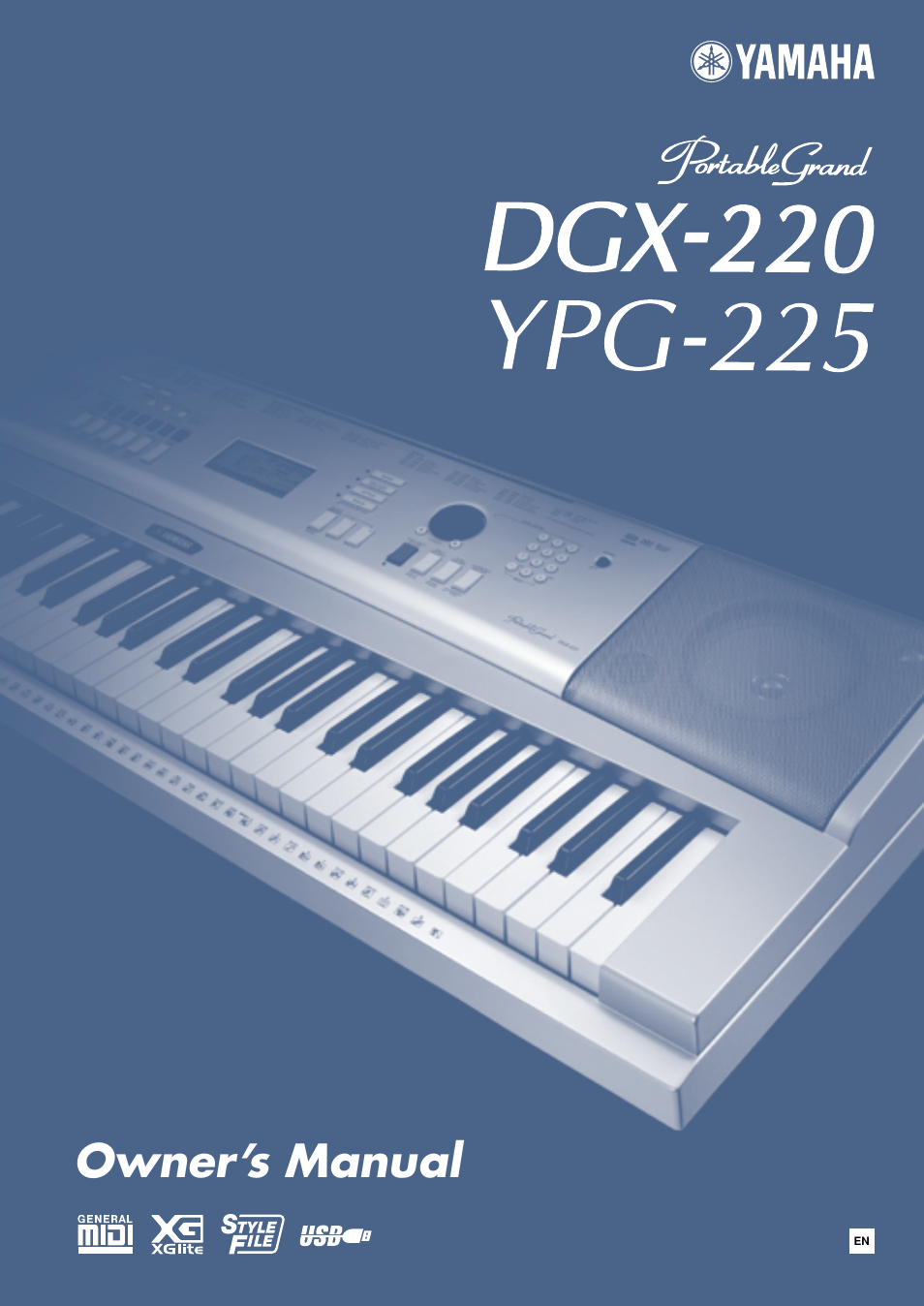 Yamaha PORTABLEGRAND YPG-225 User Manual | 118 pages