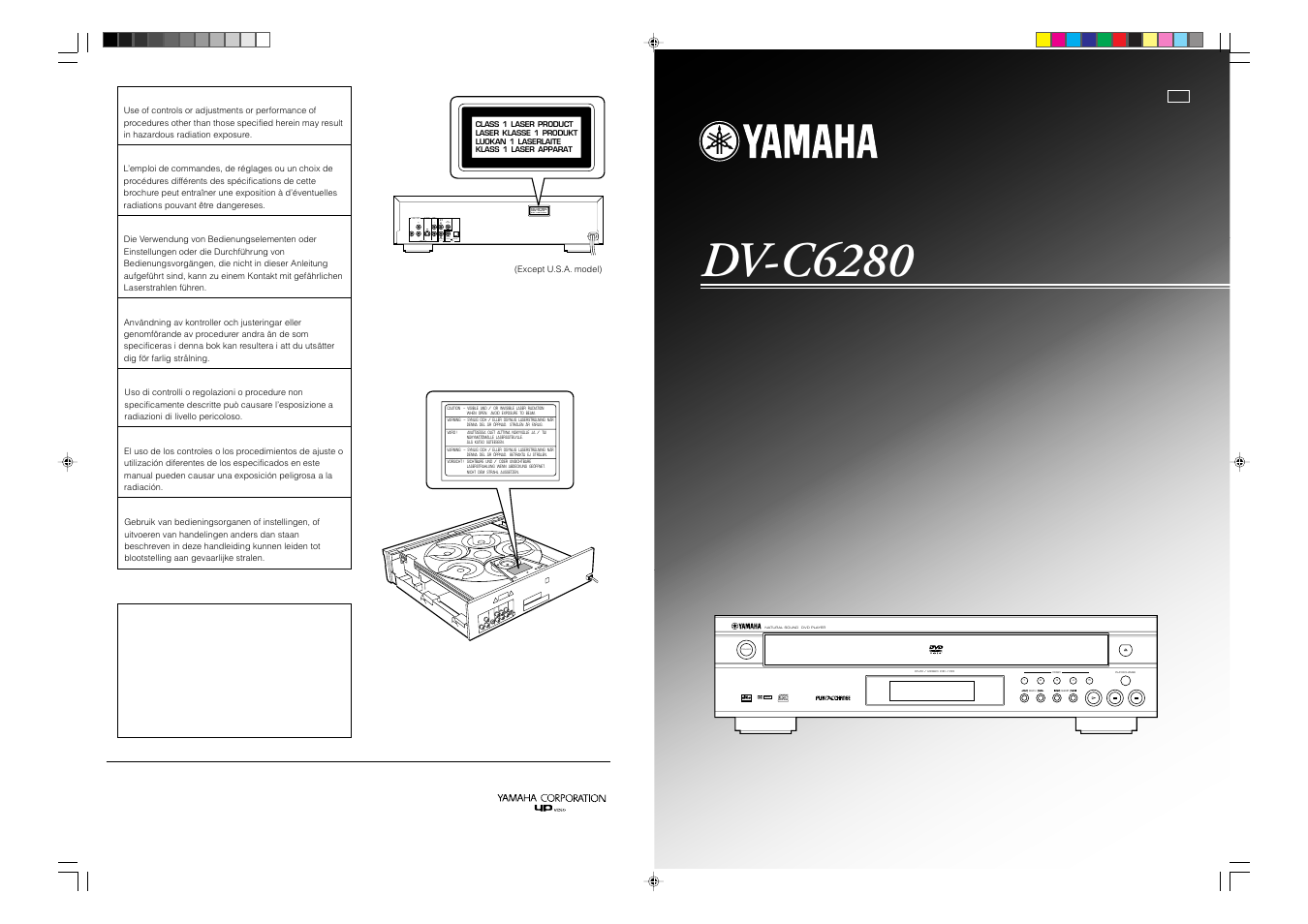 Yamaha DV-C6280 User Manual | 39 pages