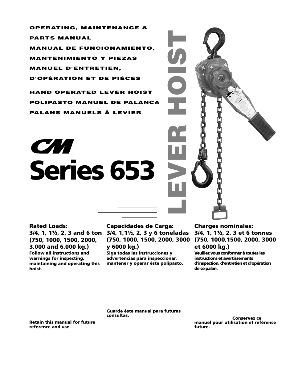CM-ET Series 653 User Manual | 42 pages