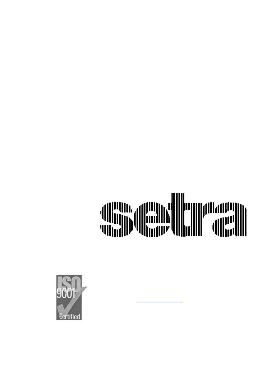 Setra System Model 567 User Manual | 8 pages