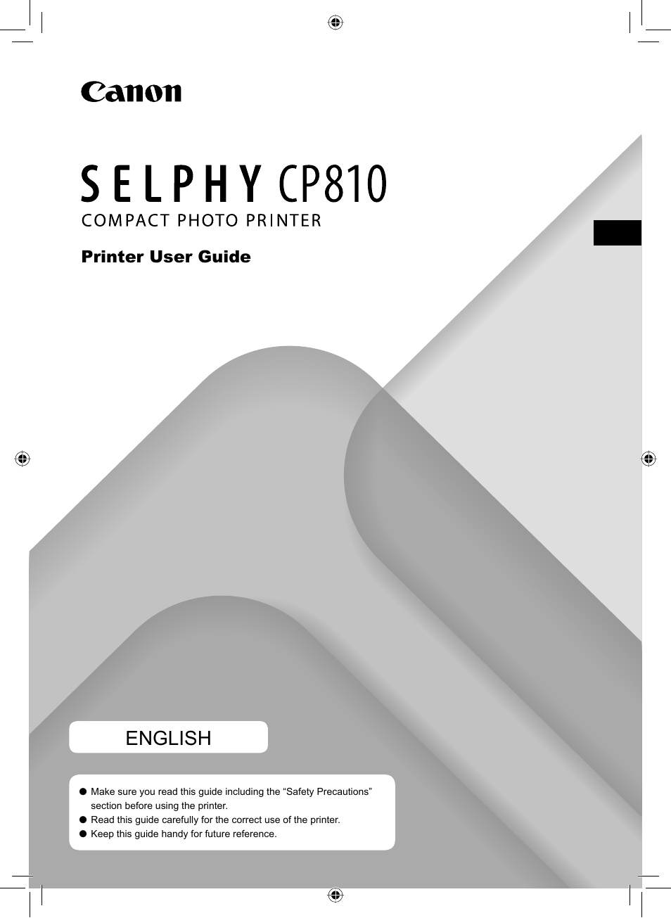 Canon SELPHY CP810 User Manual | 360 pages
