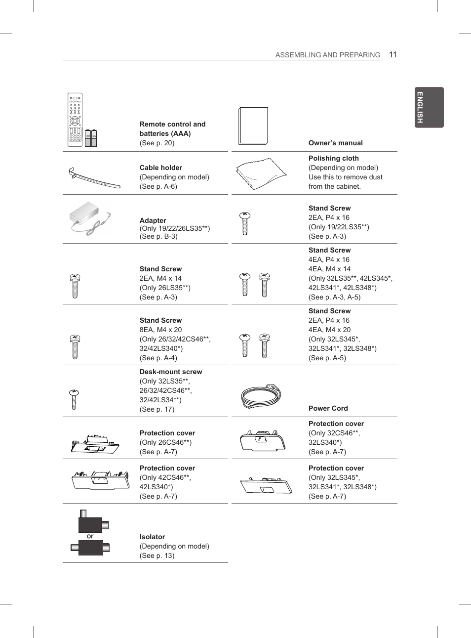 LG 42LS3400 User Manual | Page 19 / 237