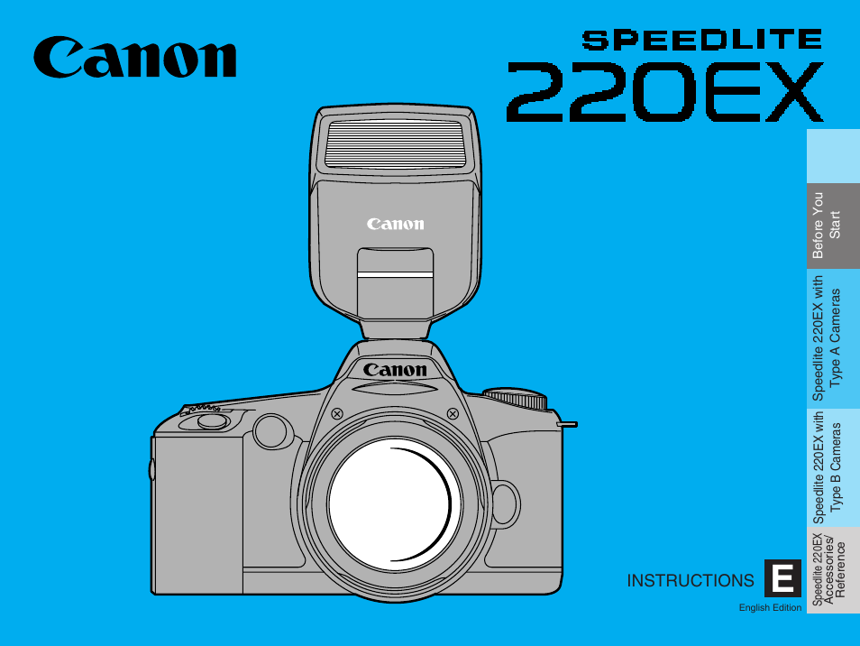 Canon 220 EX User Manual | 44 pages