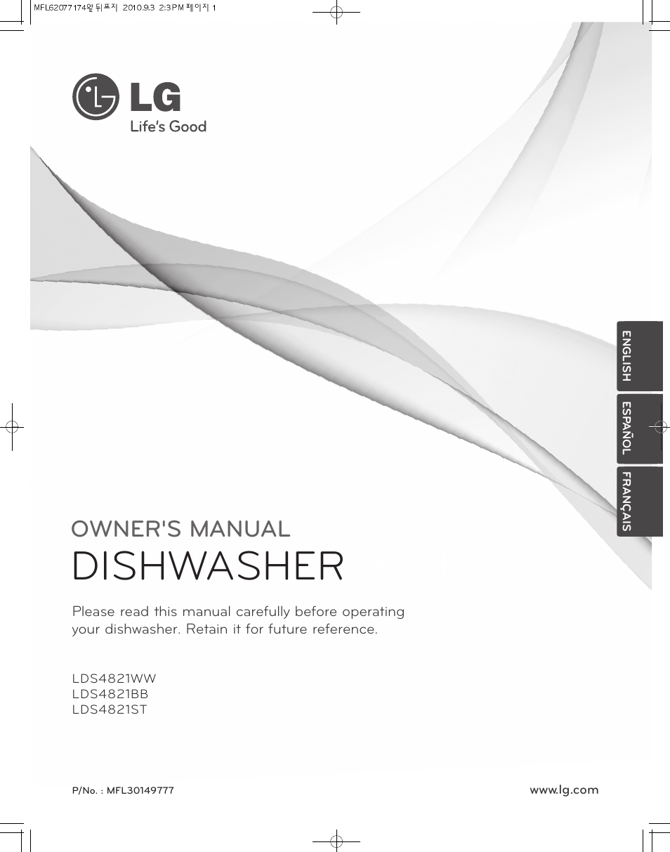 LG LDS4821ST User Manual | 68 pages
