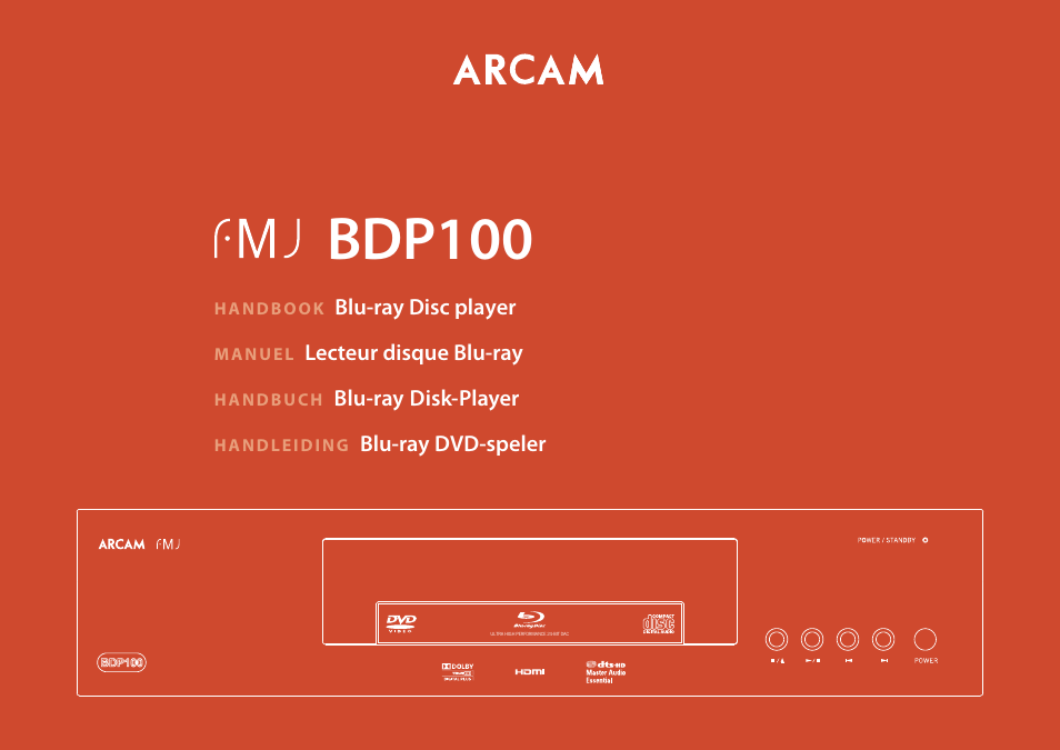 Arcam FMJ BDP100 User Manual | 148 pages