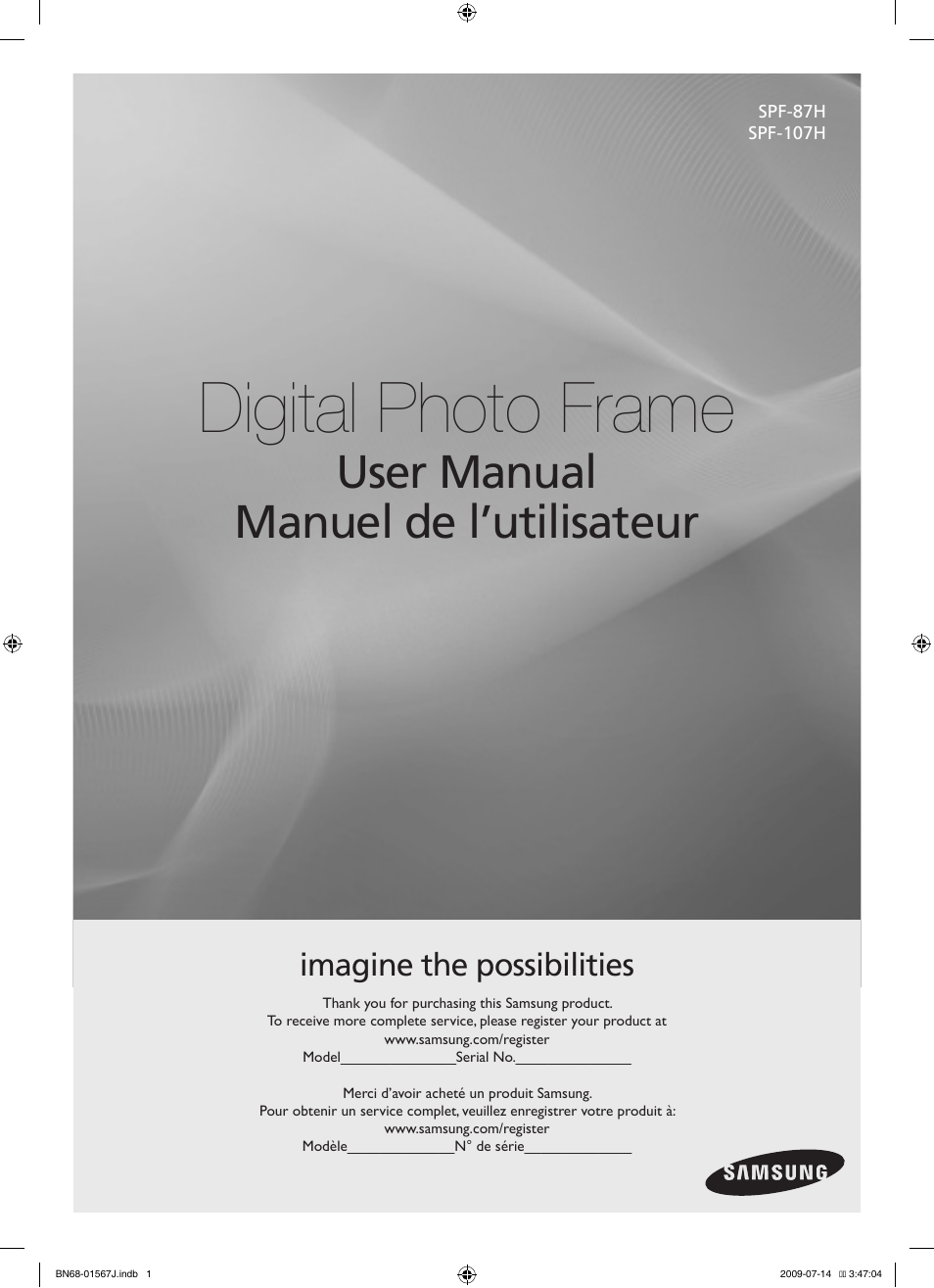 Samsung SPF-107H User Manual | 72 pages