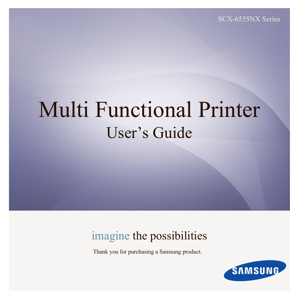 Samsung SCX-6555N-XBG User Manual | 175 pages