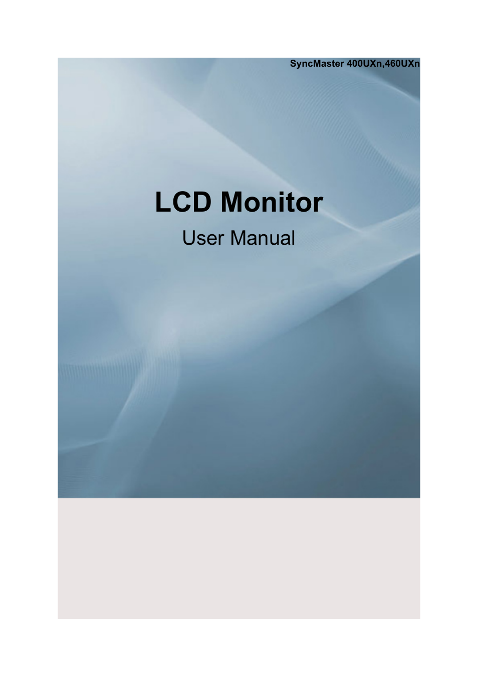 Samsung LS46BPTNBG-XAA User Manual | 50 pages