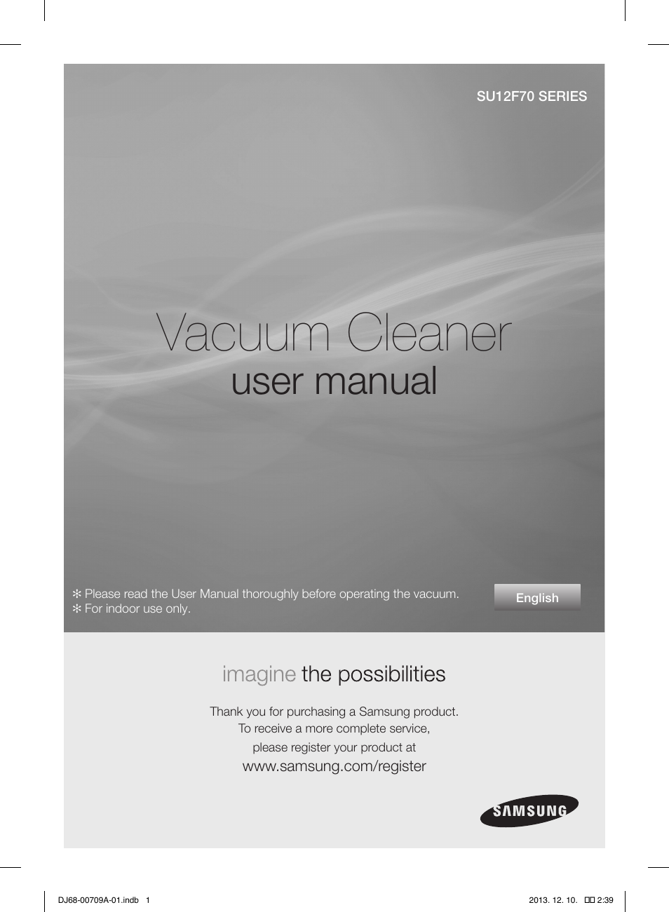 Samsung VU12F70SHDC-AC User Manual | 84 pages