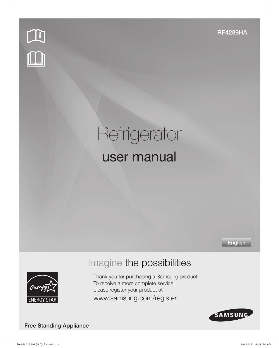 Samsung RF4289HARS-XAA User Manual | 86 pages