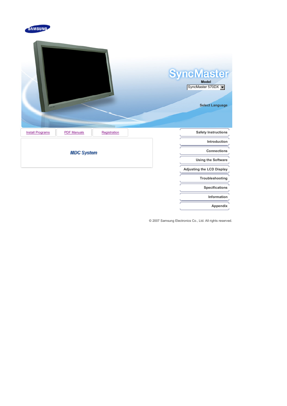 Samsung LS57BPHNB-XAA User Manual | 80 pages