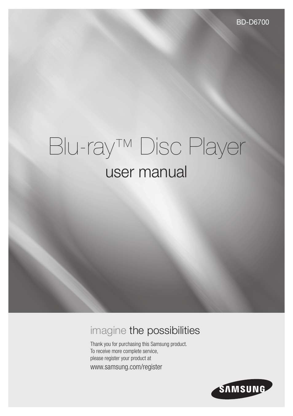 Samsung BD-D6700-ZA User Manual | 83 pages