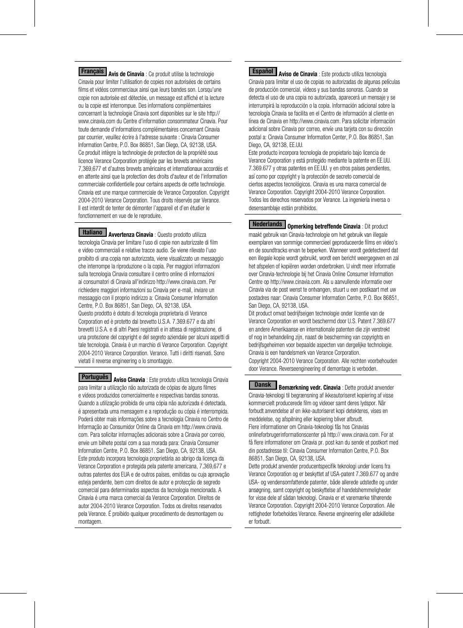 Samsung HT-D5500-ZA User Manual | Page 77 / 85