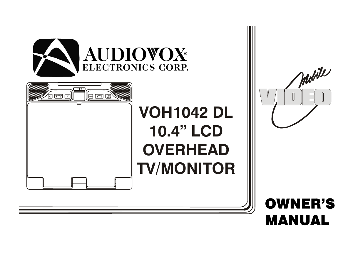 Audiovox VOH1042 DL User Manual | 16 pages