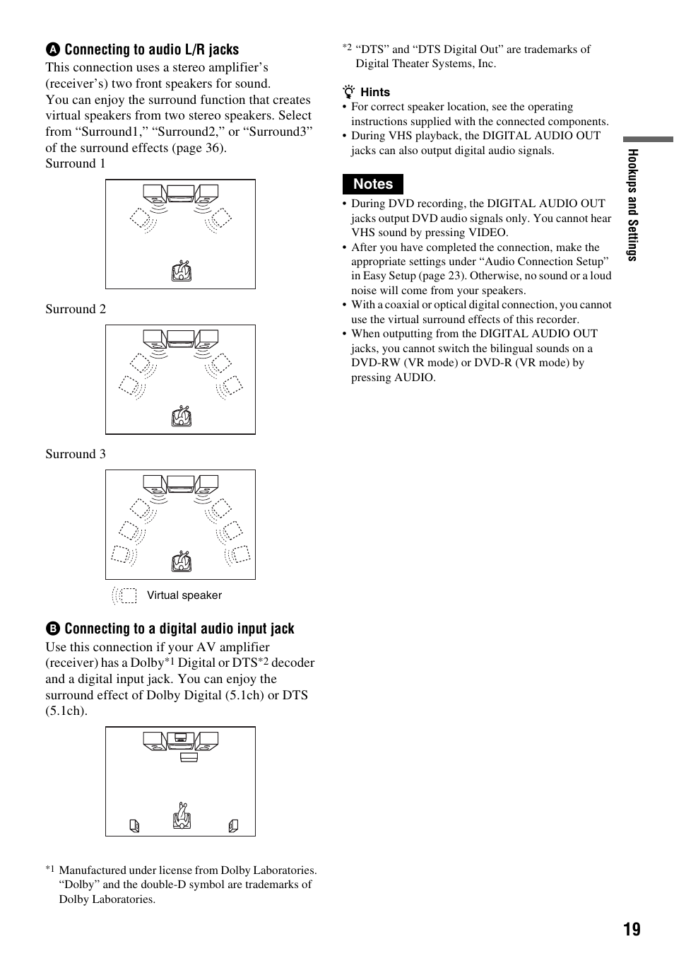 Sony RDR-VX521 User Manual | Page 19 / 132