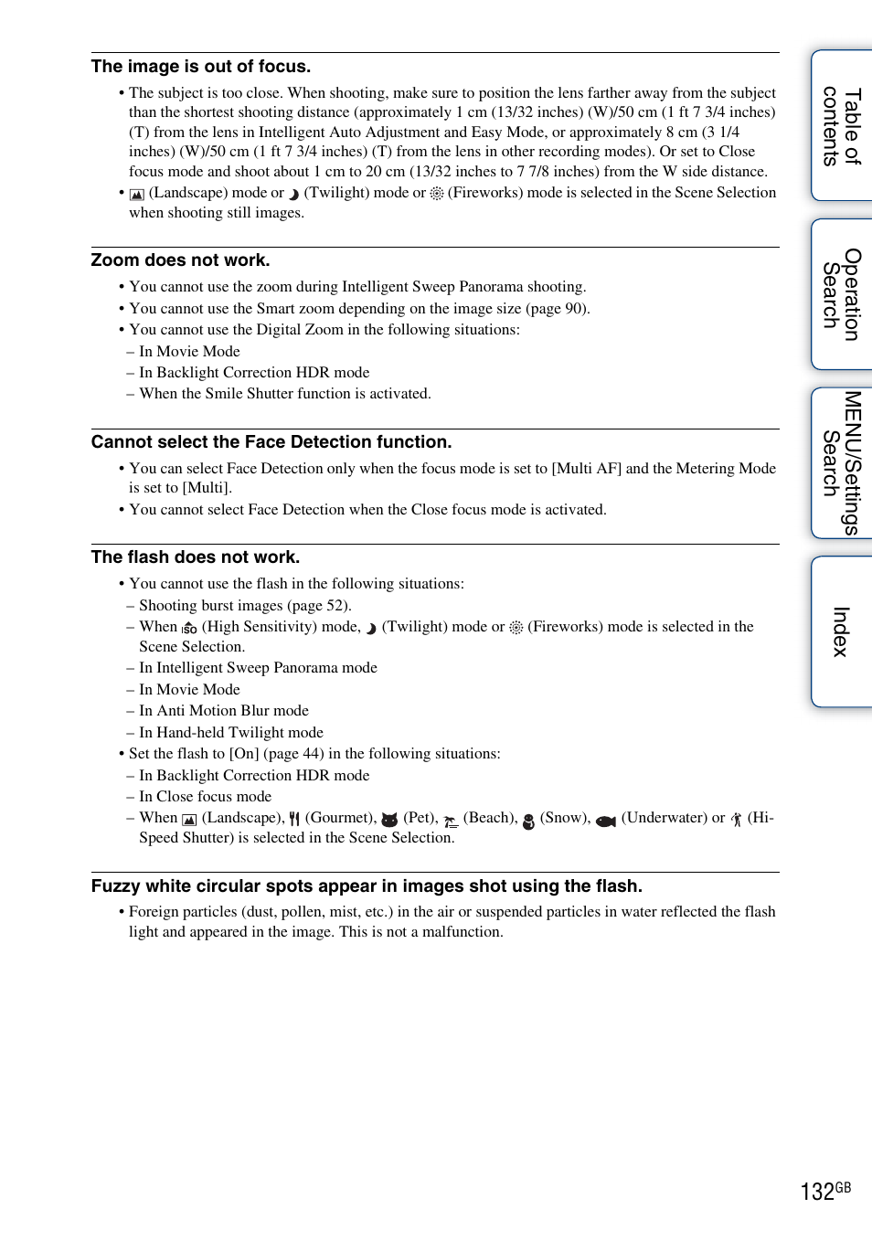 Sony DSC-TX5 User Manual | Page 132 / 150